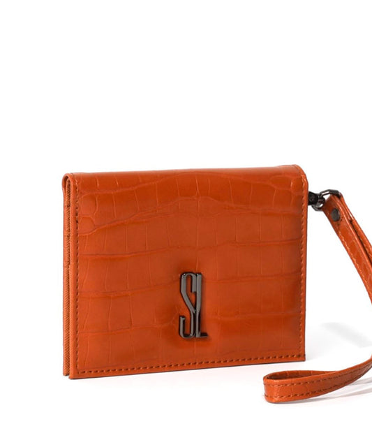 Carteira Santa Lolla Marrom Safari Alça Mão