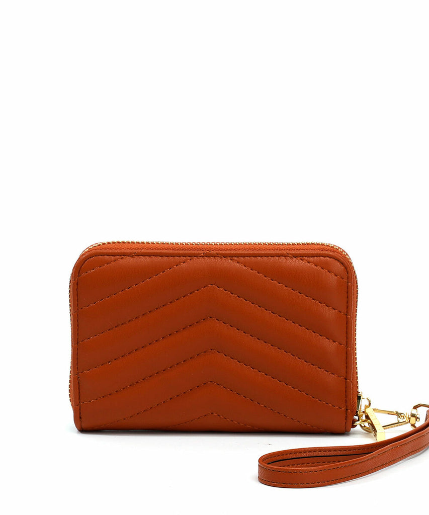 Carteira Santa Lolla Marrom Safari Alça Mão