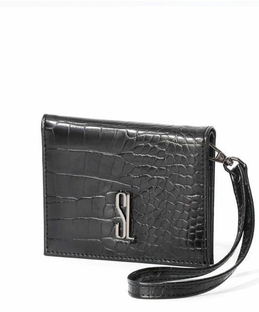 Carteira Santa Lolla Preta Alça Mão