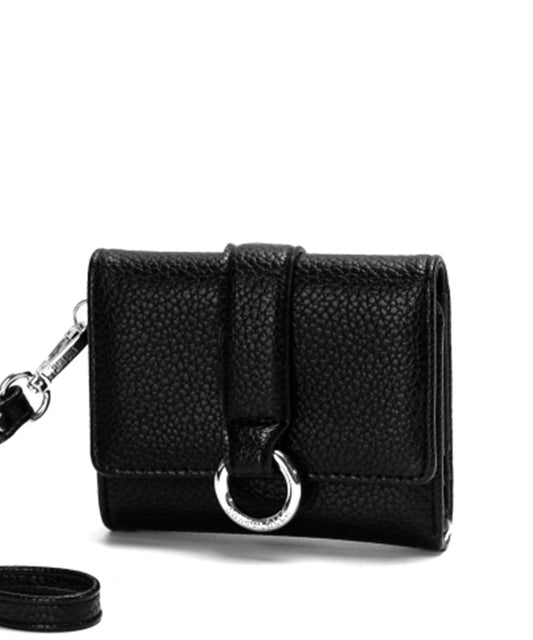 Carteira Santa Lolla Preta Alça Mão