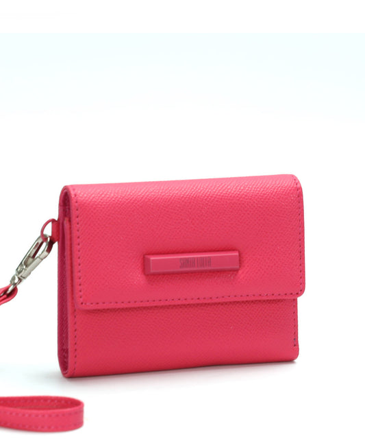 Carteira Santa Lolla Rosa Neon Alça Mão