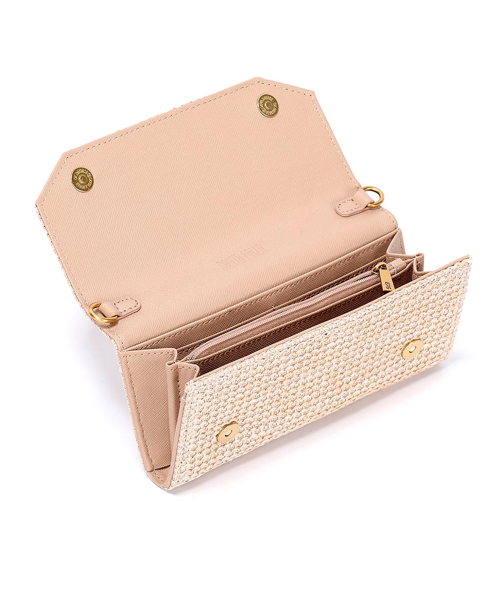 Carteira Santa Lolla Tramado Areia