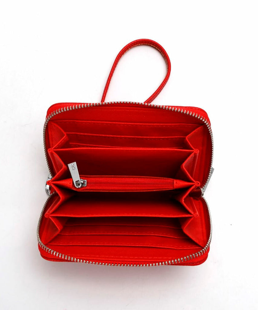 Carteira Santa Lolla Vermelha Chilli Alça Mão