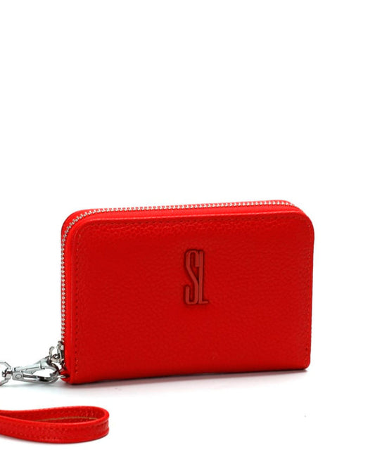 Carteira Santa Lolla Vermelha Chilli Alça Mão