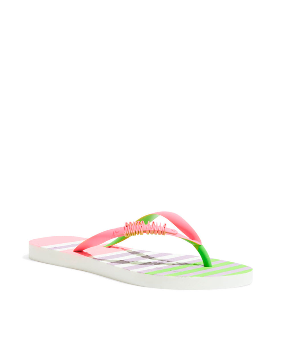 Chinelo Flip Flop e Bolsa de Praia Santa Lolla Rosa