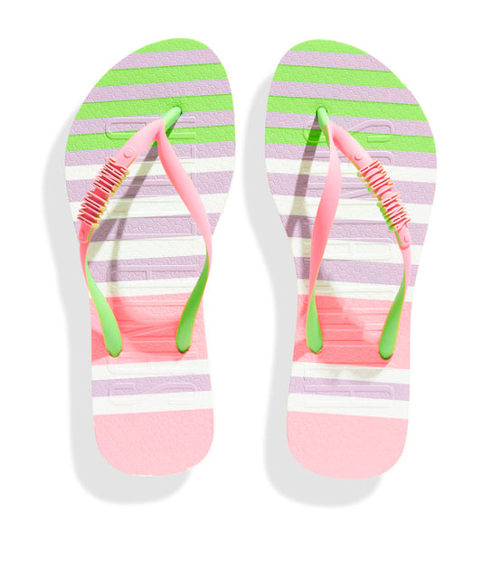 Chinelo Flip Flop e Bolsa de Praia Santa Lolla Rosa