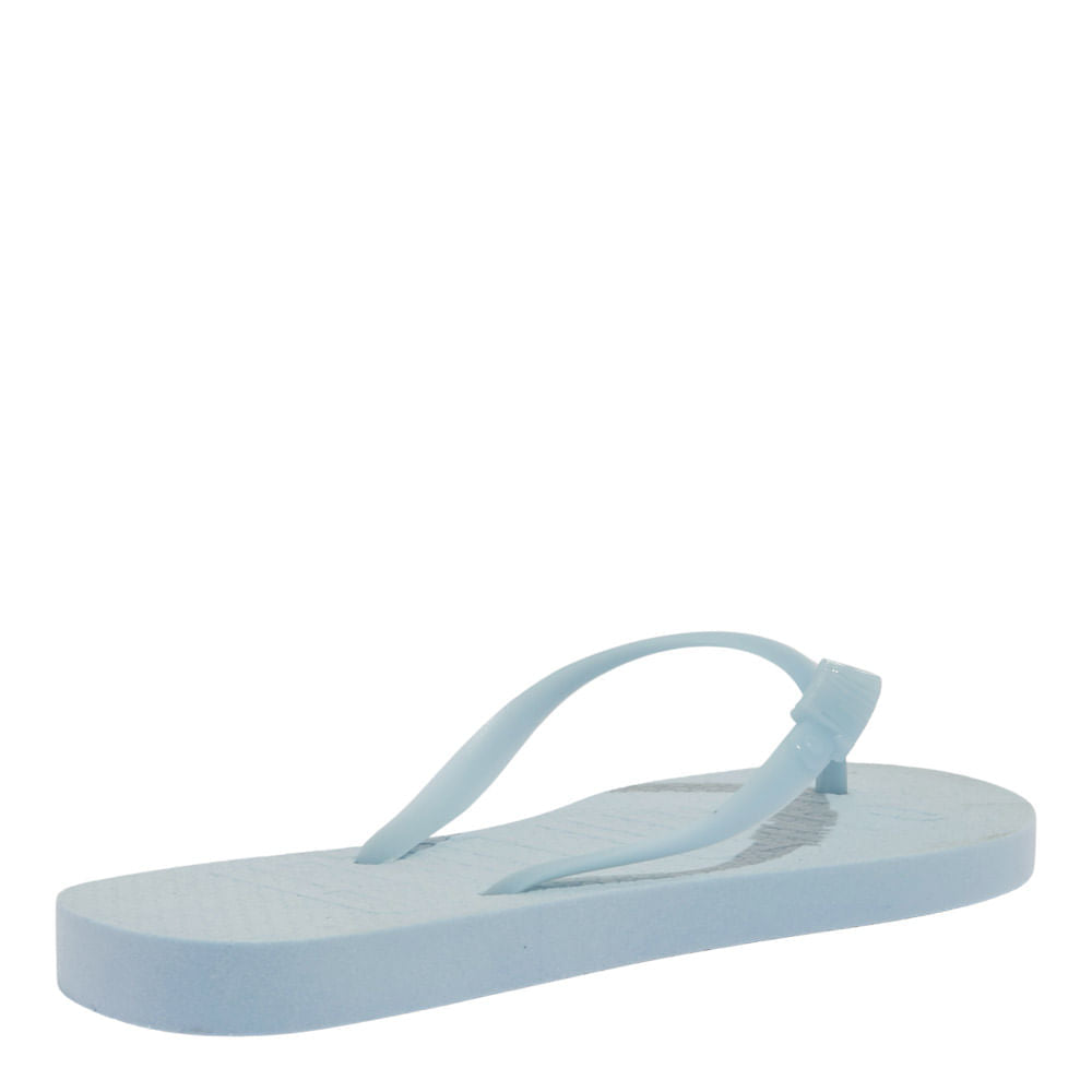 Chinelo Flip Flop Santa Lolla Azul Gelatto Tiras Transparentes