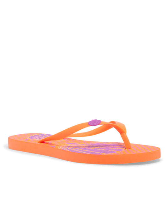 Chinelo Flip Flop Santa Lolla Laranja Estampado