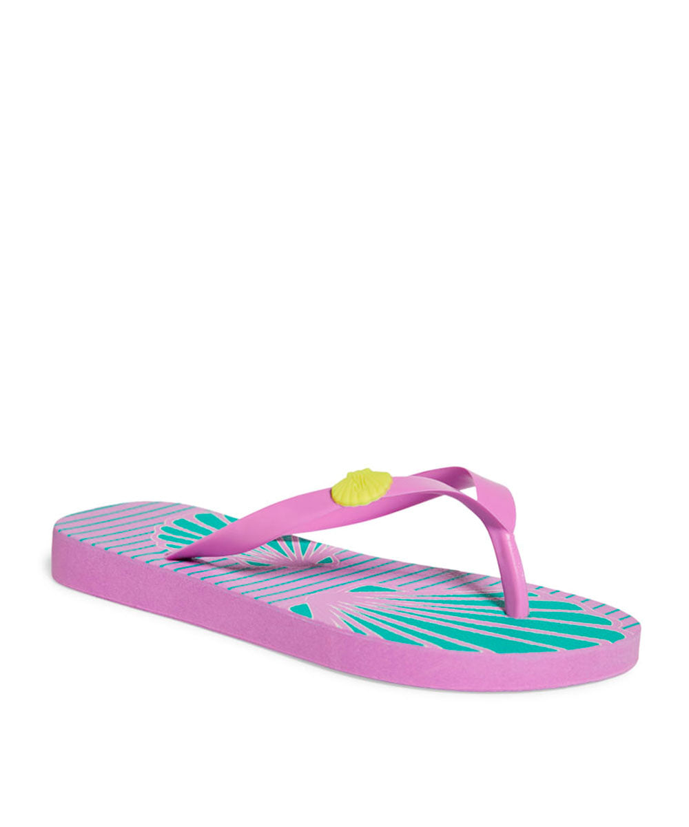 Chinelo Flip Flop Santa Lolla Lilás Estampado Infantil