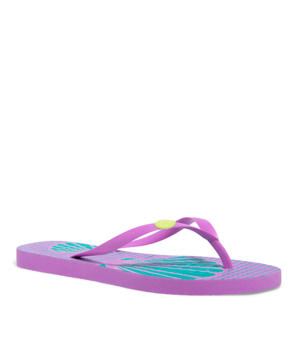 Chinelo Flip Flop Santa Lolla Lilás Estampado