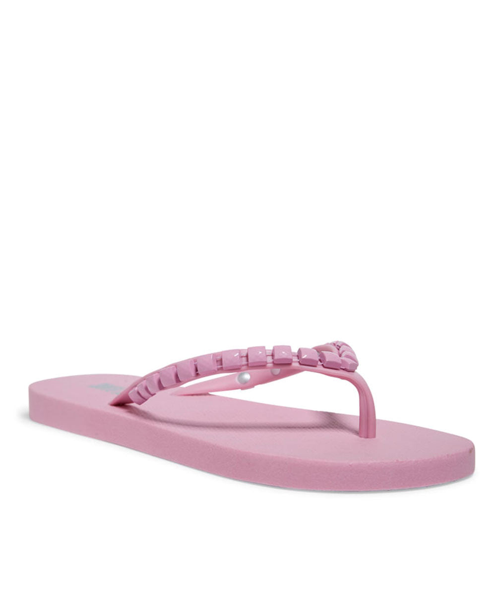 Chinelo Flip Flop Santa Lolla Lilás Miçangas