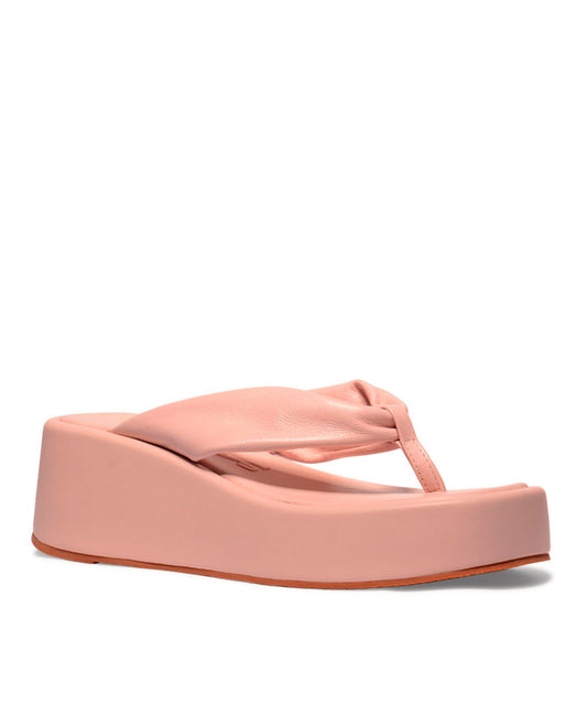 Chinelo Plataforma Santa Lolla Nude Rosada