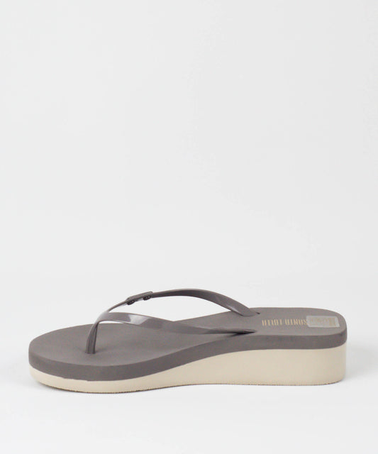 Chinelo Santa Lolla Cinza Stone Salto Anabela - 03FB.291C.0016.002B