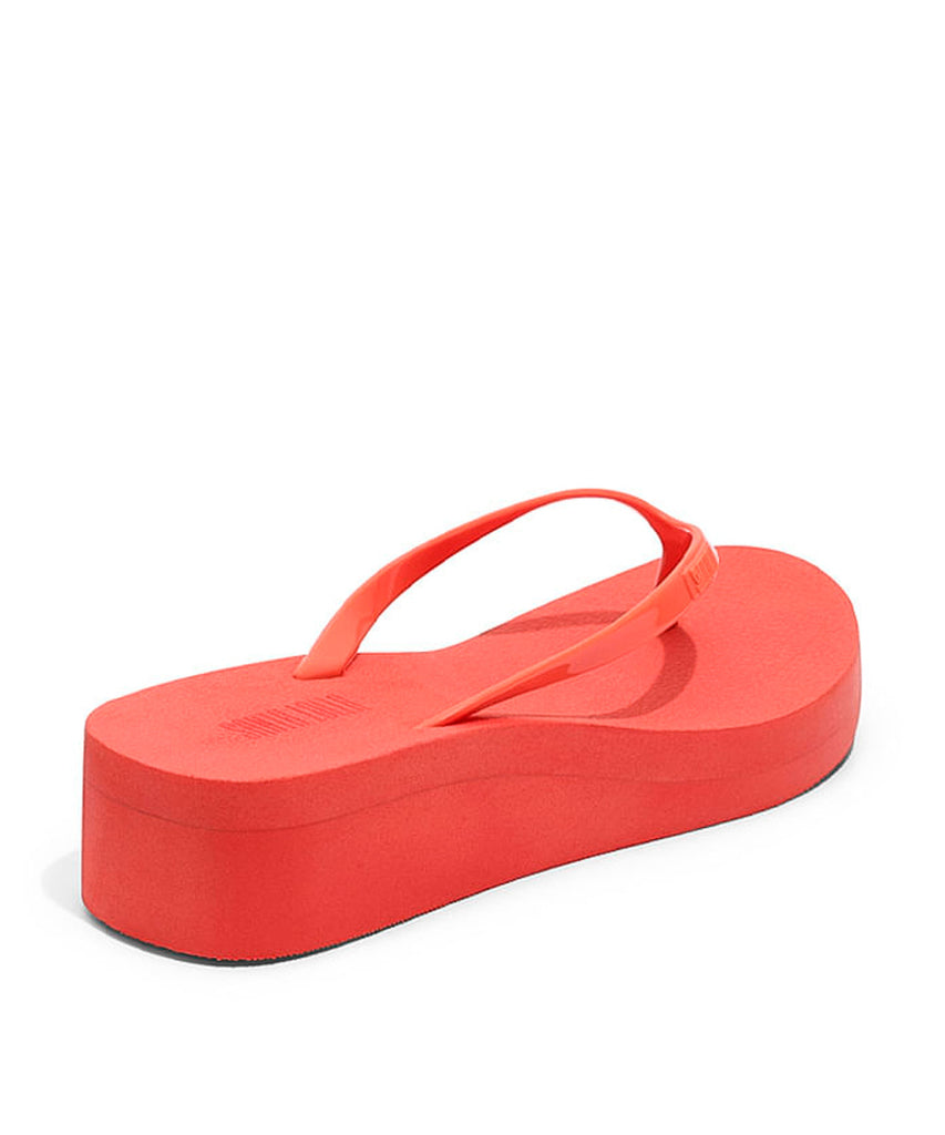 Chinelo Santa Lolla Laranja Flame Anabela