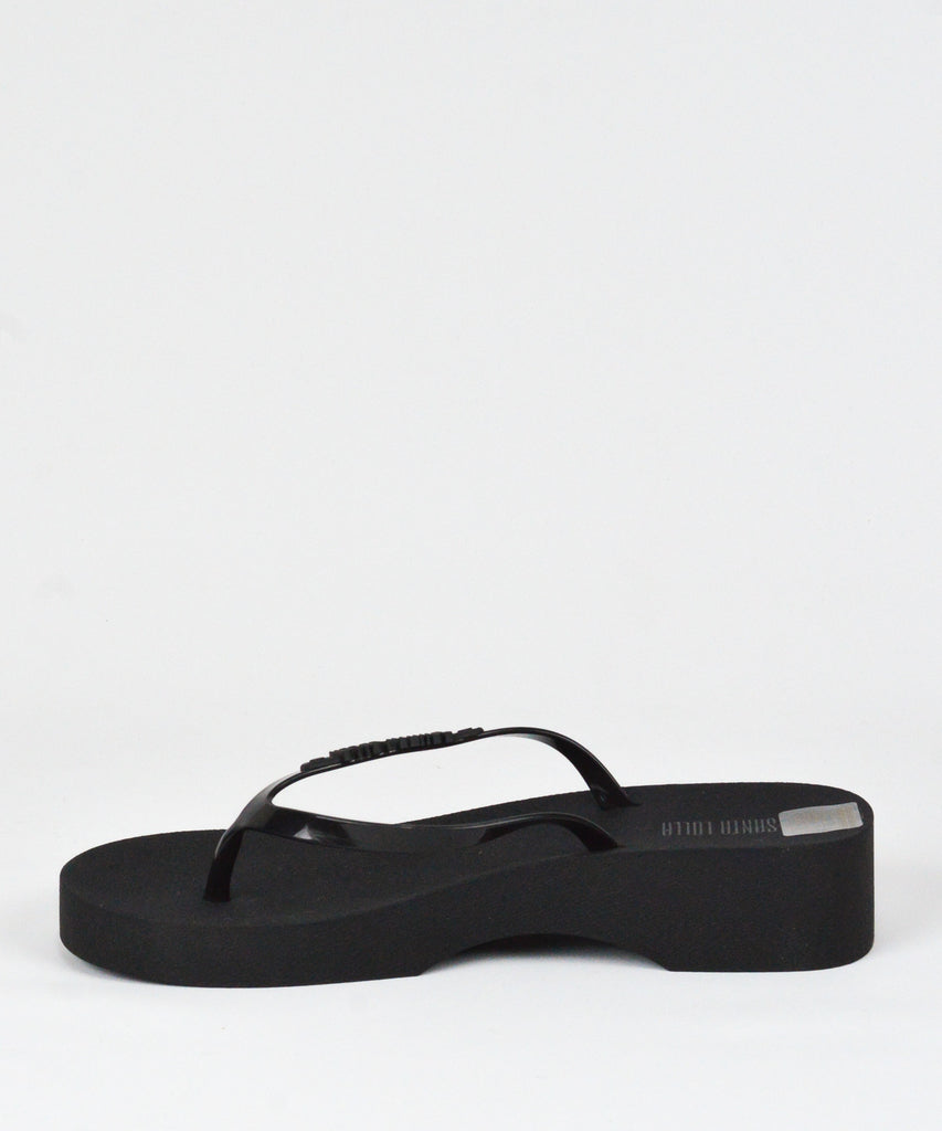 Chinelo Santa Lolla Preto Borracha Salto Anabela - 0318.33F8.0016.0001