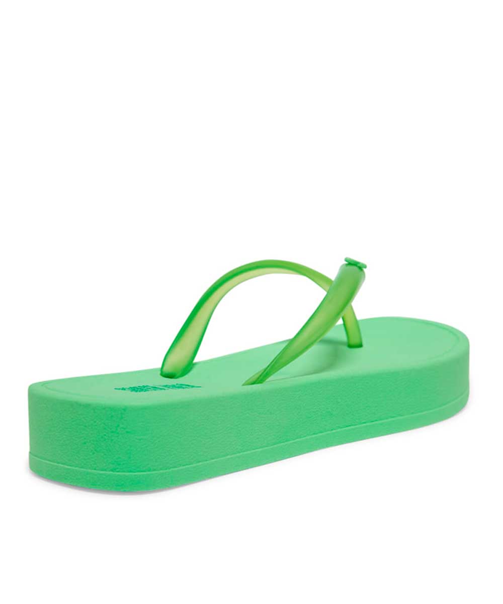 Chinelo Santa Lolla Verde Lima Flat
