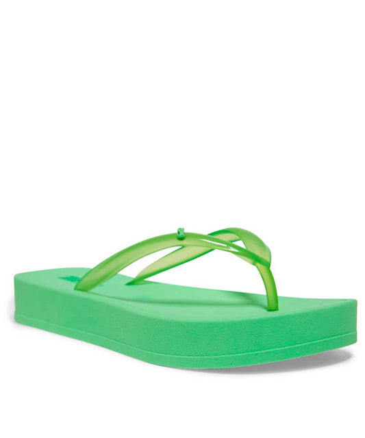 Chinelo Santa Lolla Verde Lima Flat