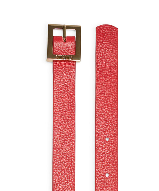 Cinto Santa Lolla Vermelho Couro Floater