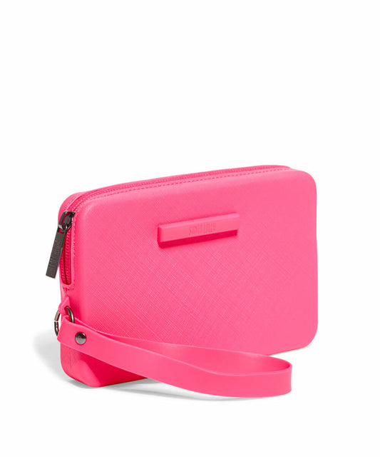 Clutch Borracha Santa Lolla Rosa Neon Alça Mão