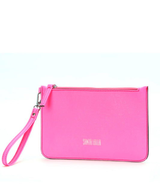 Clutch Casual Santa Lolla Rosa Hibisco