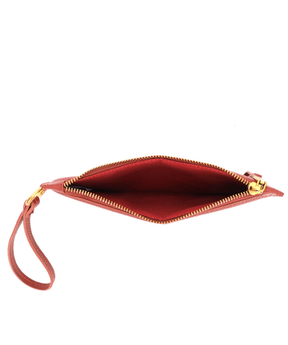 Clutch Santa Lolla Marrom Alça Mão