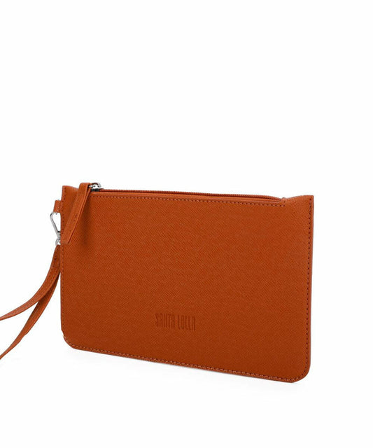 Clutch Santa Lolla Marrom Safari Alça Mâo