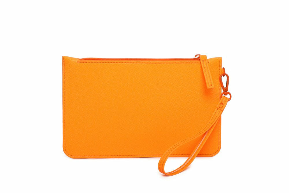 Clutch Santa Lolla Tangerina Alça Mão
