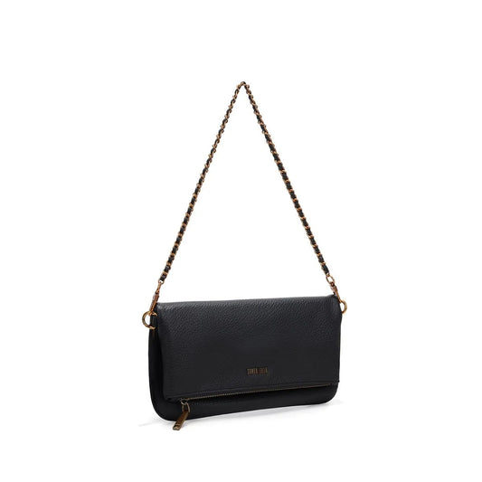 Bolsa Transversal Santa Lolla Preta Alça Corrente