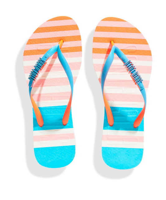 Kit Chinelo e Bolsa de Praia Santa Lolla Azul