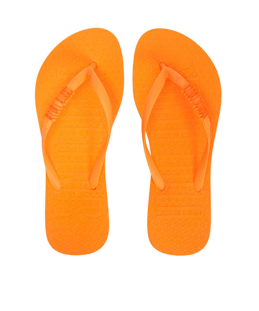 Kit Chinelo Flip Flop Santa Lolla Laranja Neon