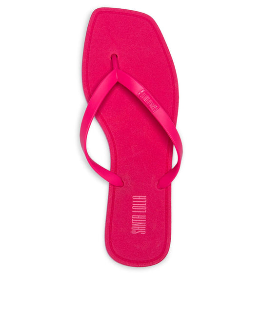 Kit Chinelo Santa Lolla Rosa Borracha Bolsa