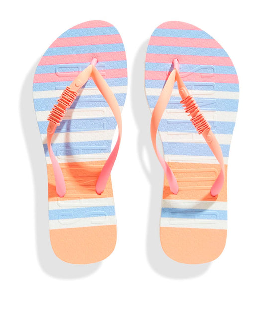 Kit Flip Flop e Bolsa de Praia Santa Lolla Laranja