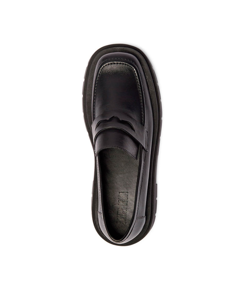 Mocassim Santa Lolla Preto Couro Tratorado