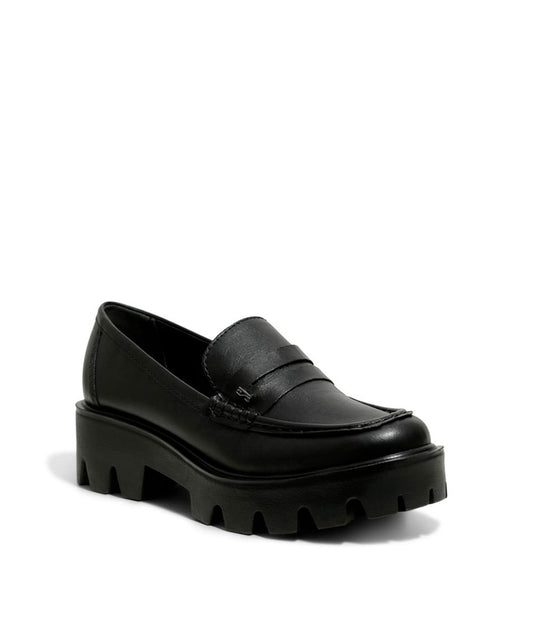 Mocassim Santa Santa Lolla Preto Couro Sola Tratorada