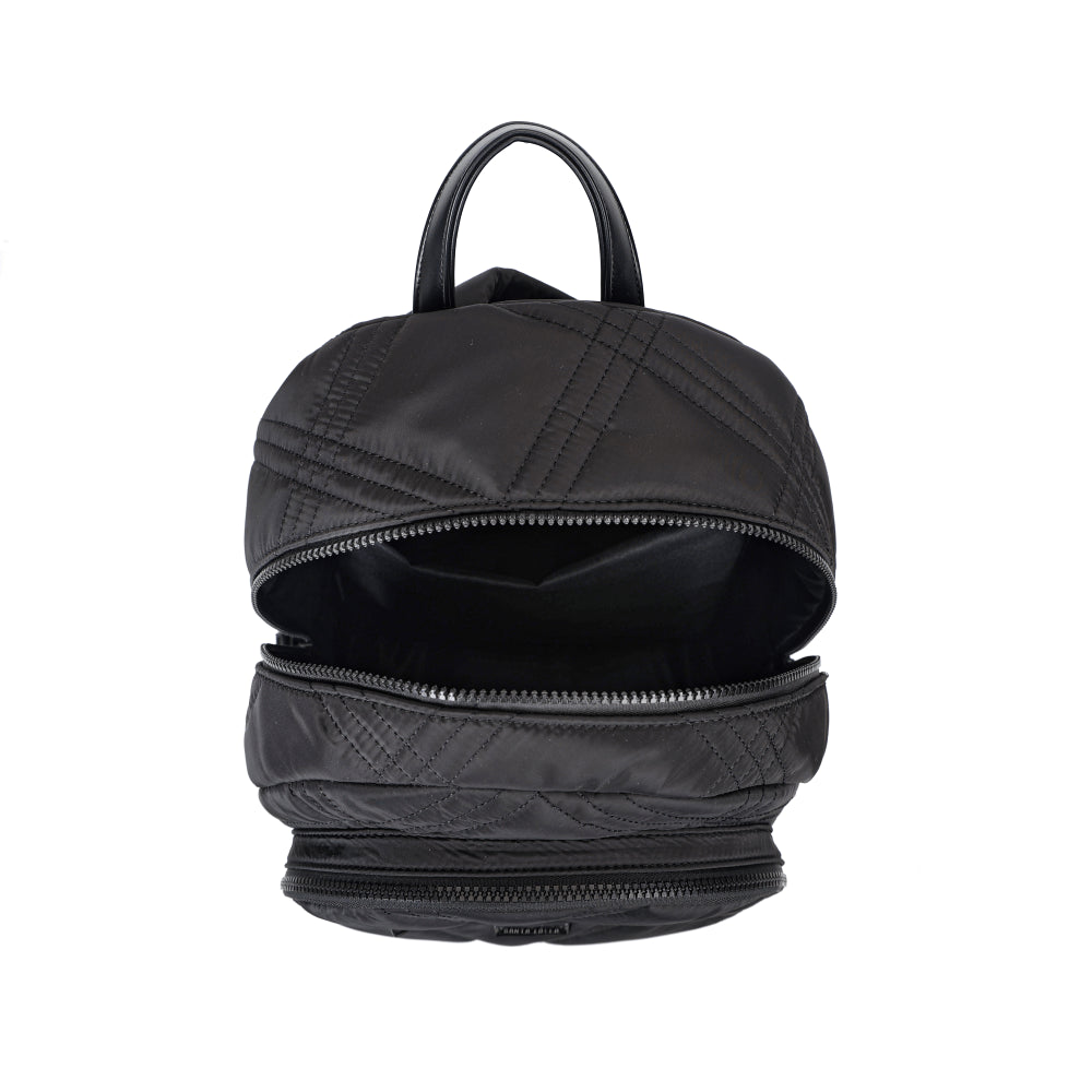Mochila Preta Nylon Santa Lolla Matelassê