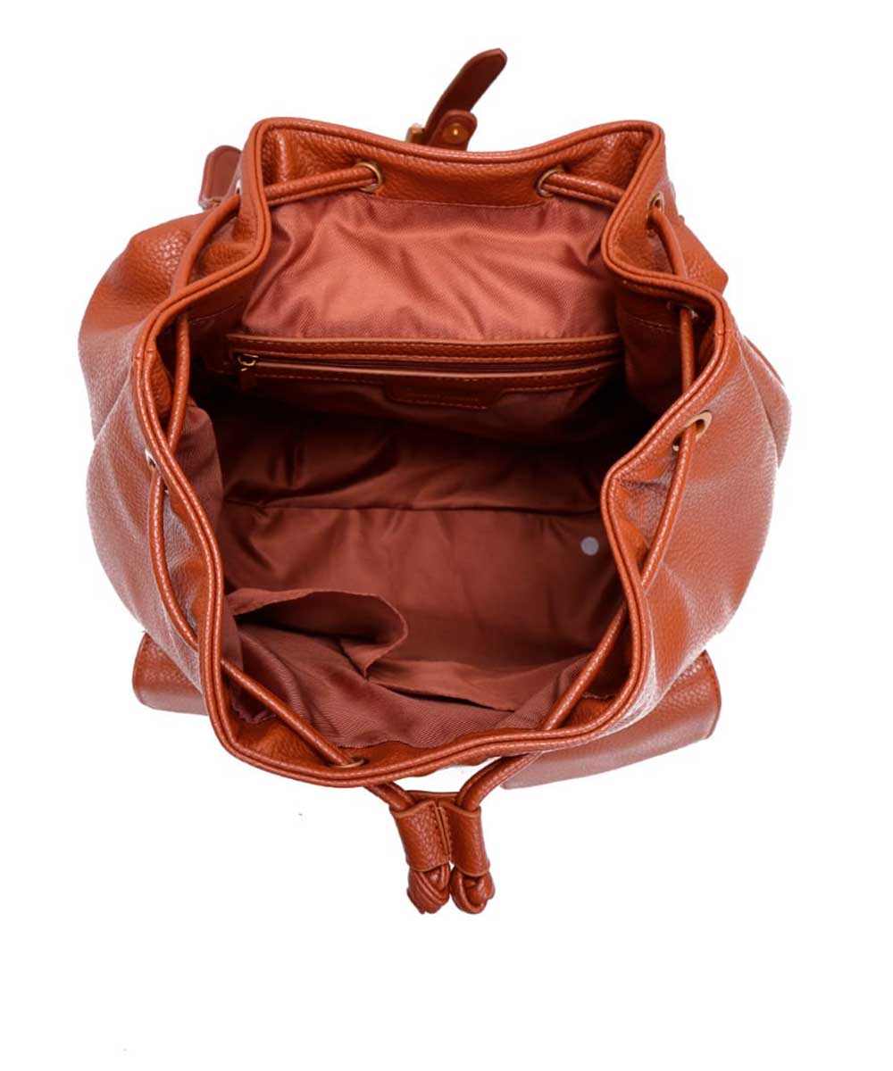 Mochila Santa Lolla Marrom Safari Grande Bolsos