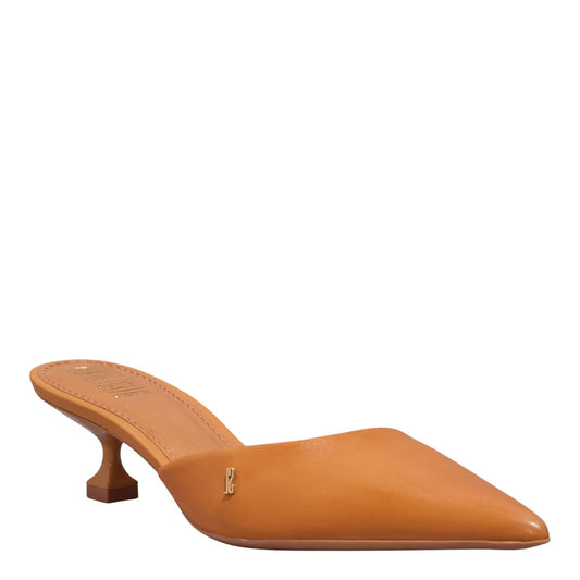 Mule Couro Santa Lolla Caramelo Salto Baixo Taça