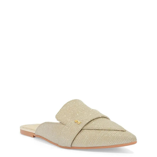 Mule Santa Lolla Dourado Bico Fino