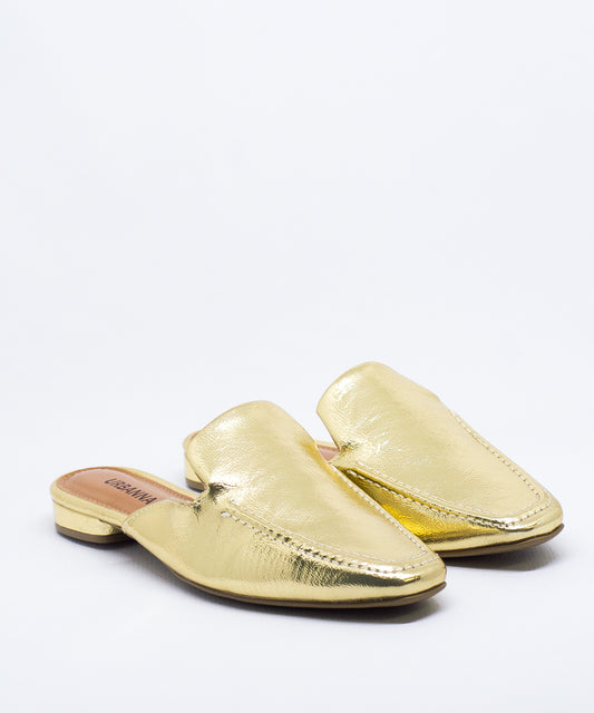 Mule Urbanna Dourado Metalizado - 8188.13109