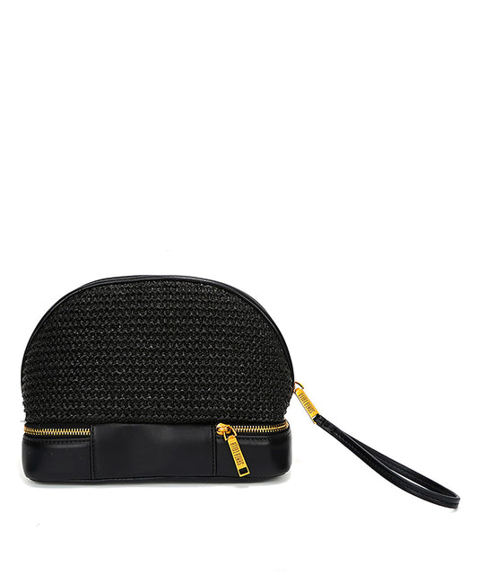 Necessaire Santa Lolla Preta Tramada