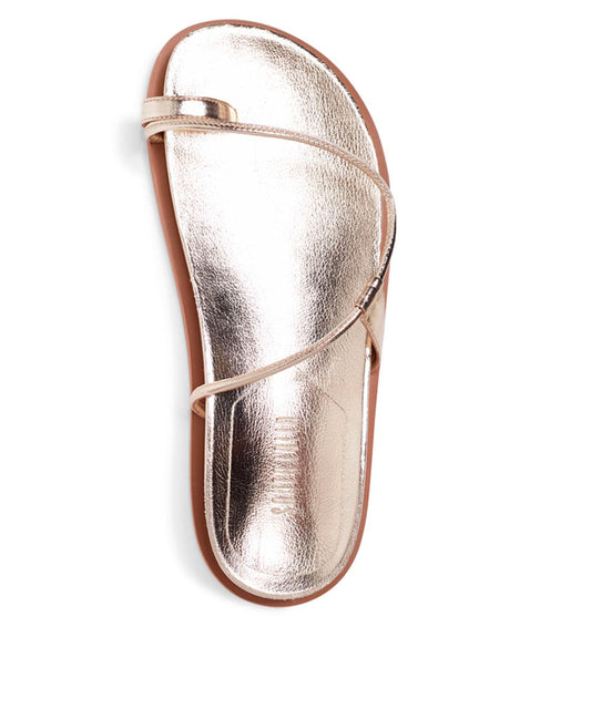 Papete Santa Lolla Dourada Metalizada