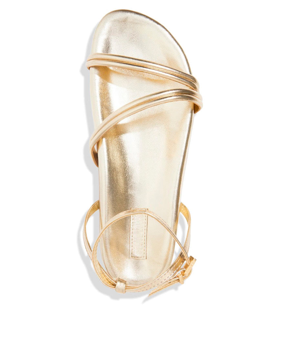 Papete Santa Lolla Dourada Metalizada