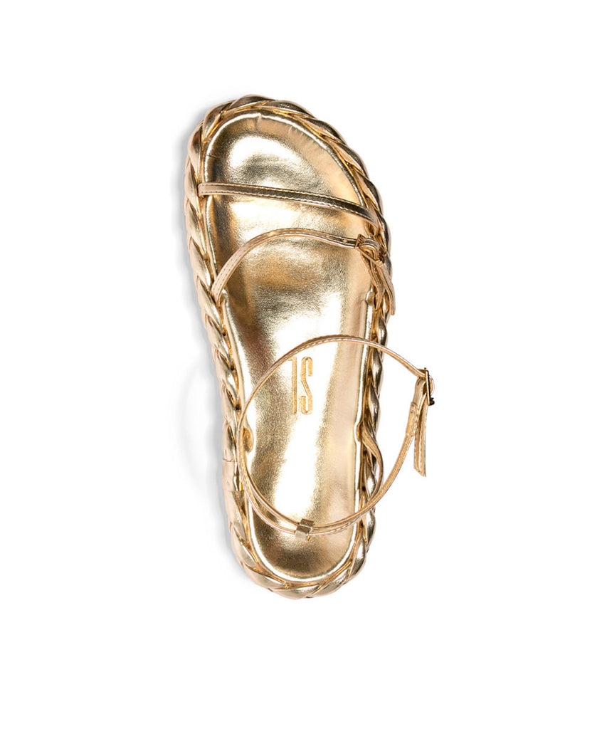 Papete Santa Lolla Dourado Metaiizado