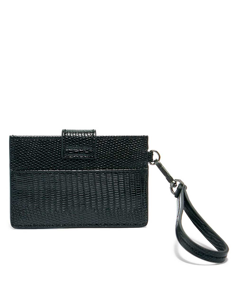 Porta Cartão Santa Lolla Preto Brilho