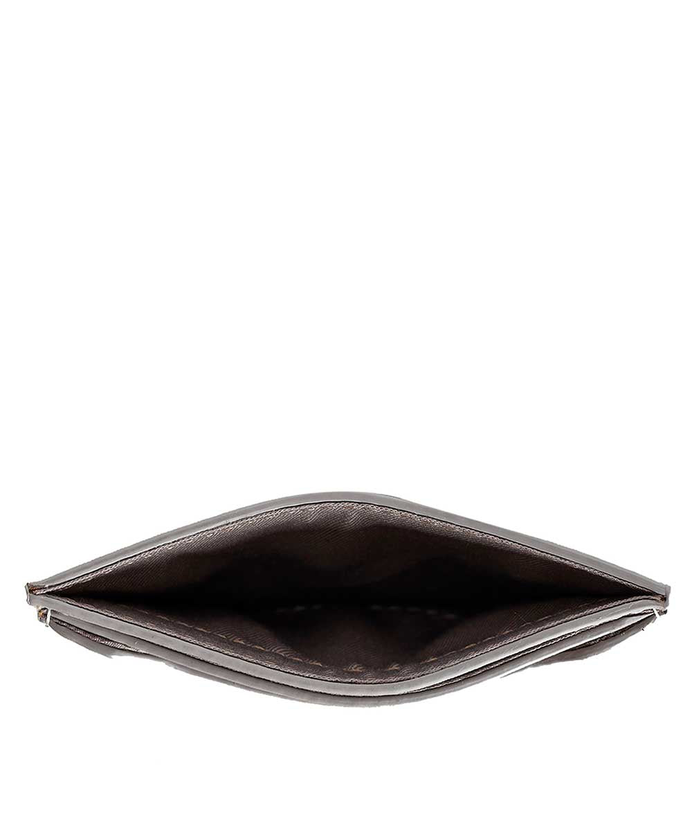 Portão Cartão Santa Lolla Cinza Pesponto