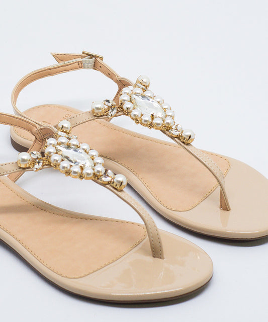 Rasteira La Femme Nude/Pérola - 13.996