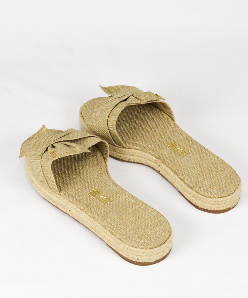 Rasteira Santa Lolla Bege Espadrille Tecido - 037F.271C.029F.0043