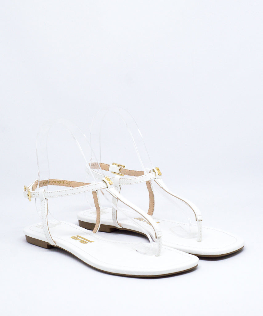 Rasteira Santa Lolla Branca Verniz - 0218.195E.0120.0048