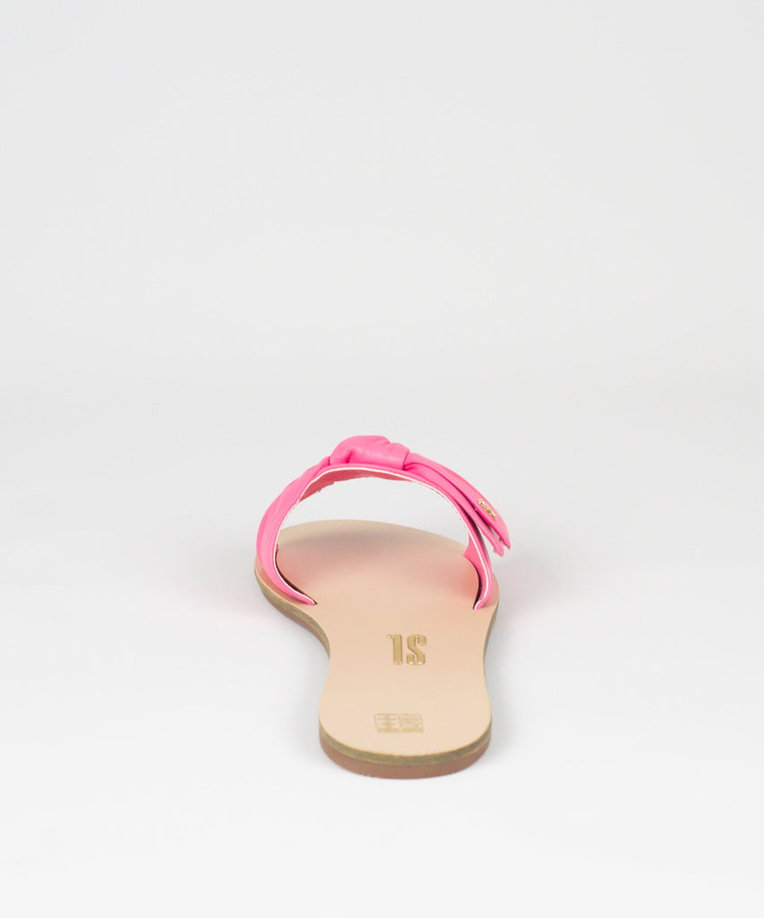 Rasteira Santa Lolla Camélia Laço Couro - 03E4.32B3.02E7.0307