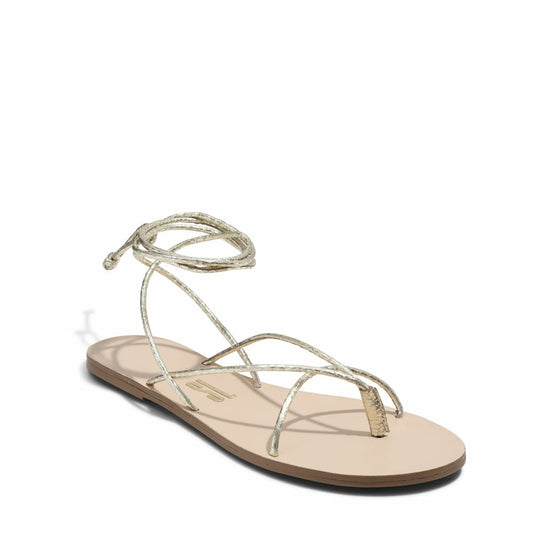 Rasteira Santa Lolla Dourada Amarração